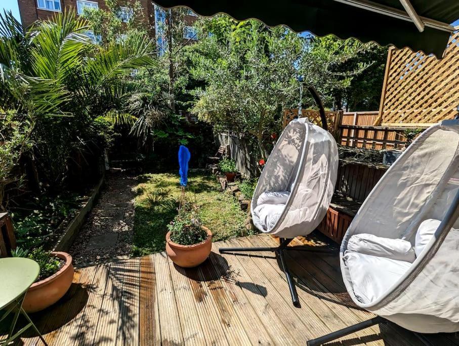 Charming 2-Bed Garden Flat Apartamento Londres Exterior foto